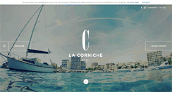 Desktop Screenshot of hotel-corniche.com